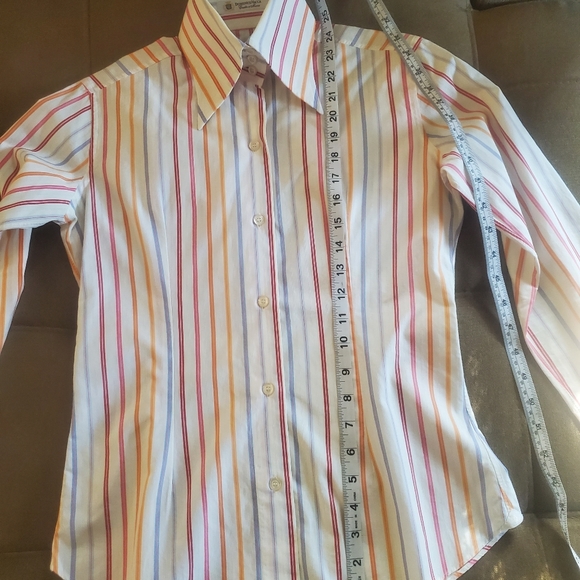 💯 Domenico Vacca Pointed Collar Blouse - Picture 8 of 16